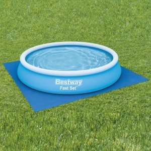 Bestway Cubierta de suelo para piscina Flowclear 396x396 cm D