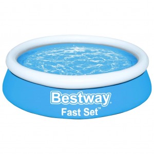 Bestway Fast Set Piscina insuflável redonda 183x51 cm azul H