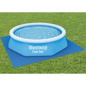 Bestway Cobertura de piso para piscina Flowclear 274x274 cm D