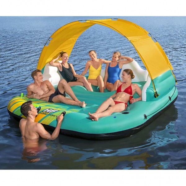 Bestway Colchão inflável para 5 pessoas Sunny Lounge 291x265x83 cm D