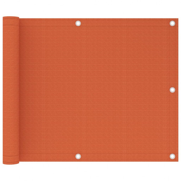 Toldo para balcão HDPE laranja 75x300 cm D