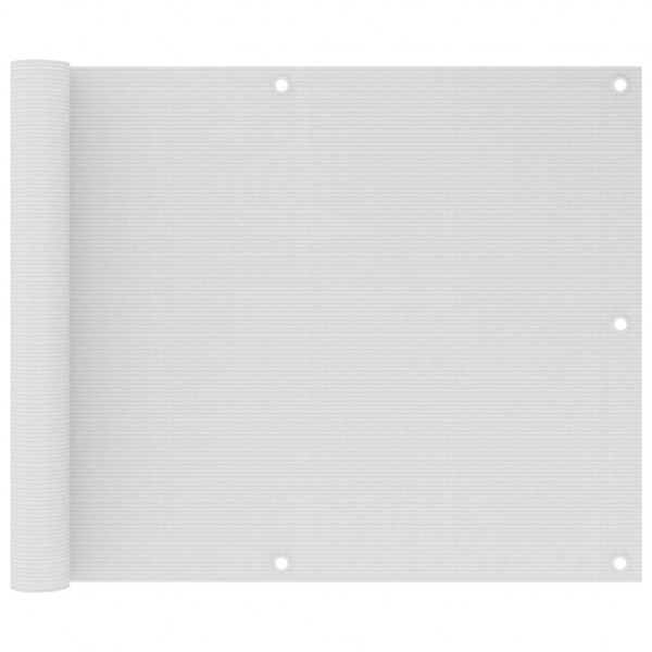 Toldo para balcón HDPE blanco 75x300 cm D