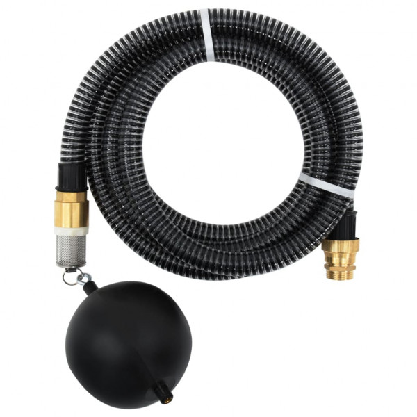 Tubos de sucção com conectores de latão preto de PVC 29 mm 20m D