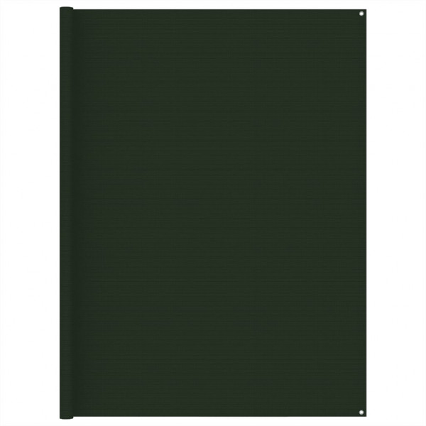 Alfombra de tienda de campaña verde oscuro 250x450 cm D