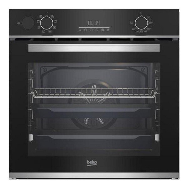 Forno BEKO A+ 60cm BBIS13300XMSE vidro preto D